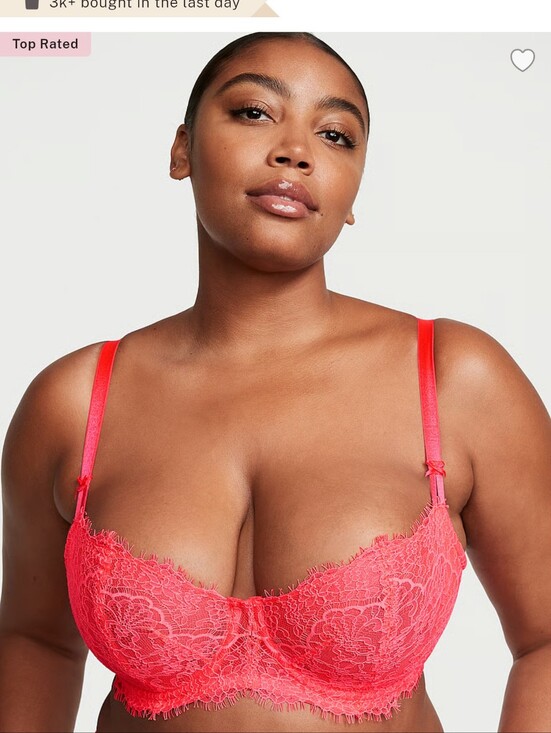 Victoria's Secret Other - VS Dream Angels Wicked Lace Unlined Balconette Bra